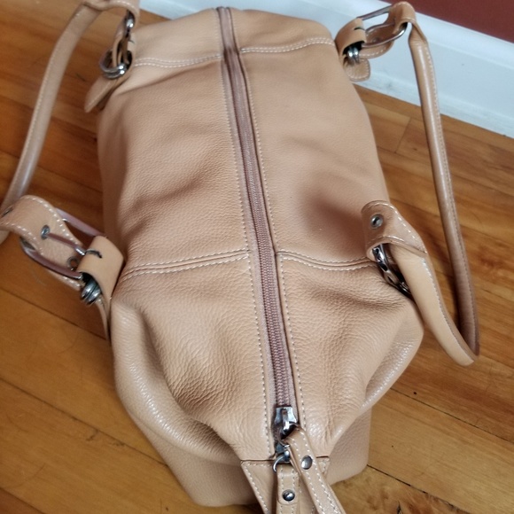 Tan satchel handbag - Picture 5 of 6